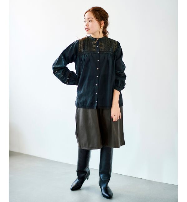  「フェイクレザーハーフパンツ」|その他|