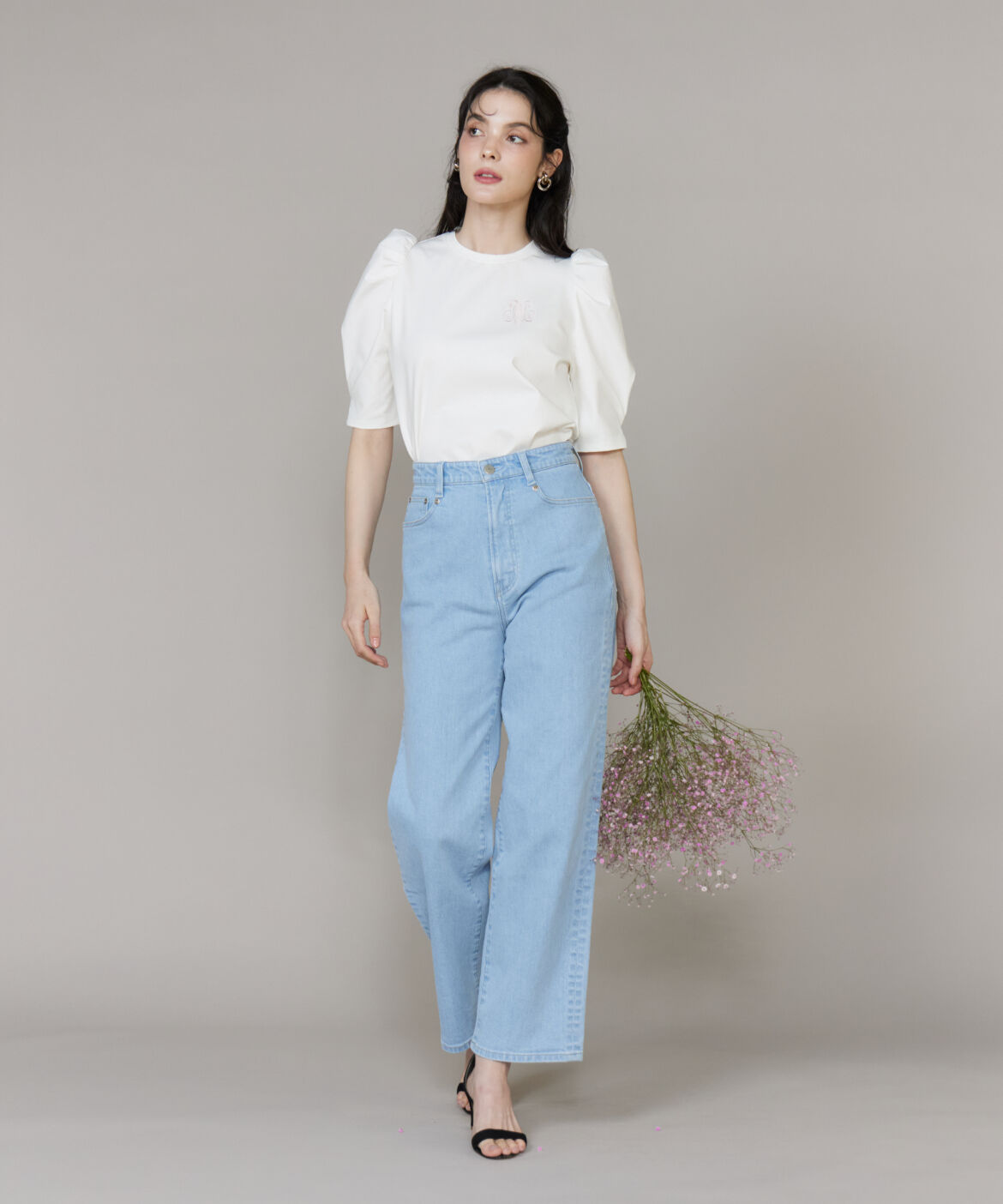 Maglie le cassetto「《大きいサイズ》ハートステッチカーヴィーラインジーンズ《Maglie Jeans》」|その他|
