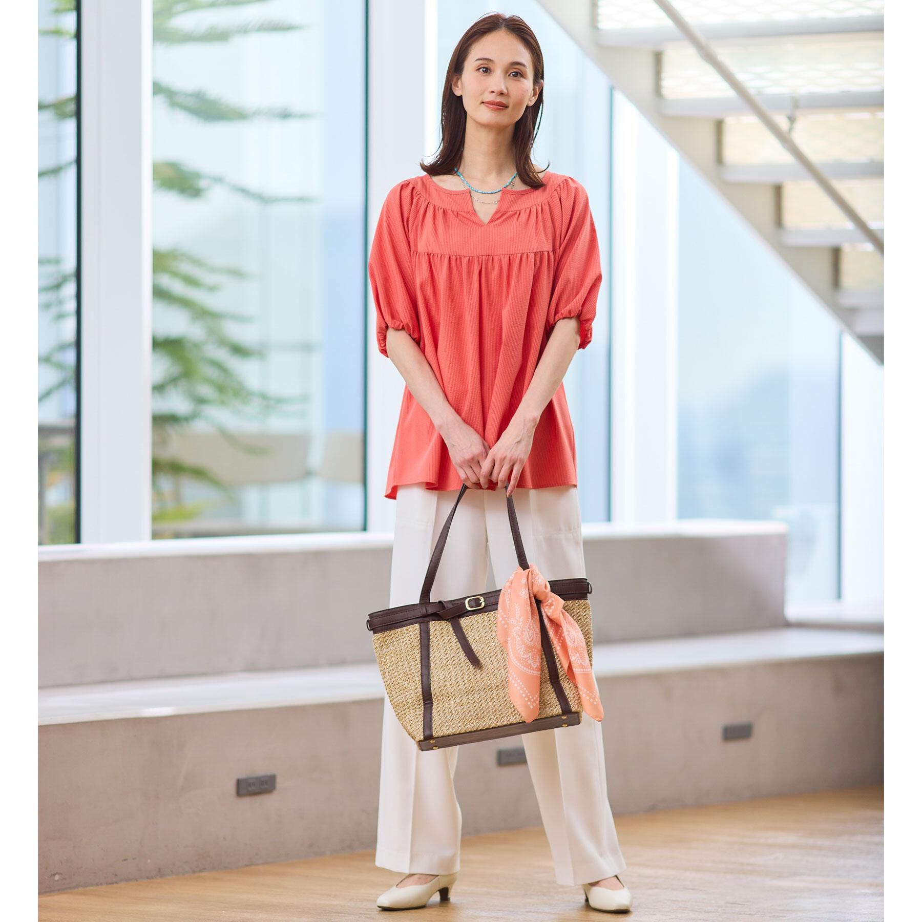 Reflect「ステッチワークストレートワイドパンツ」|その他|