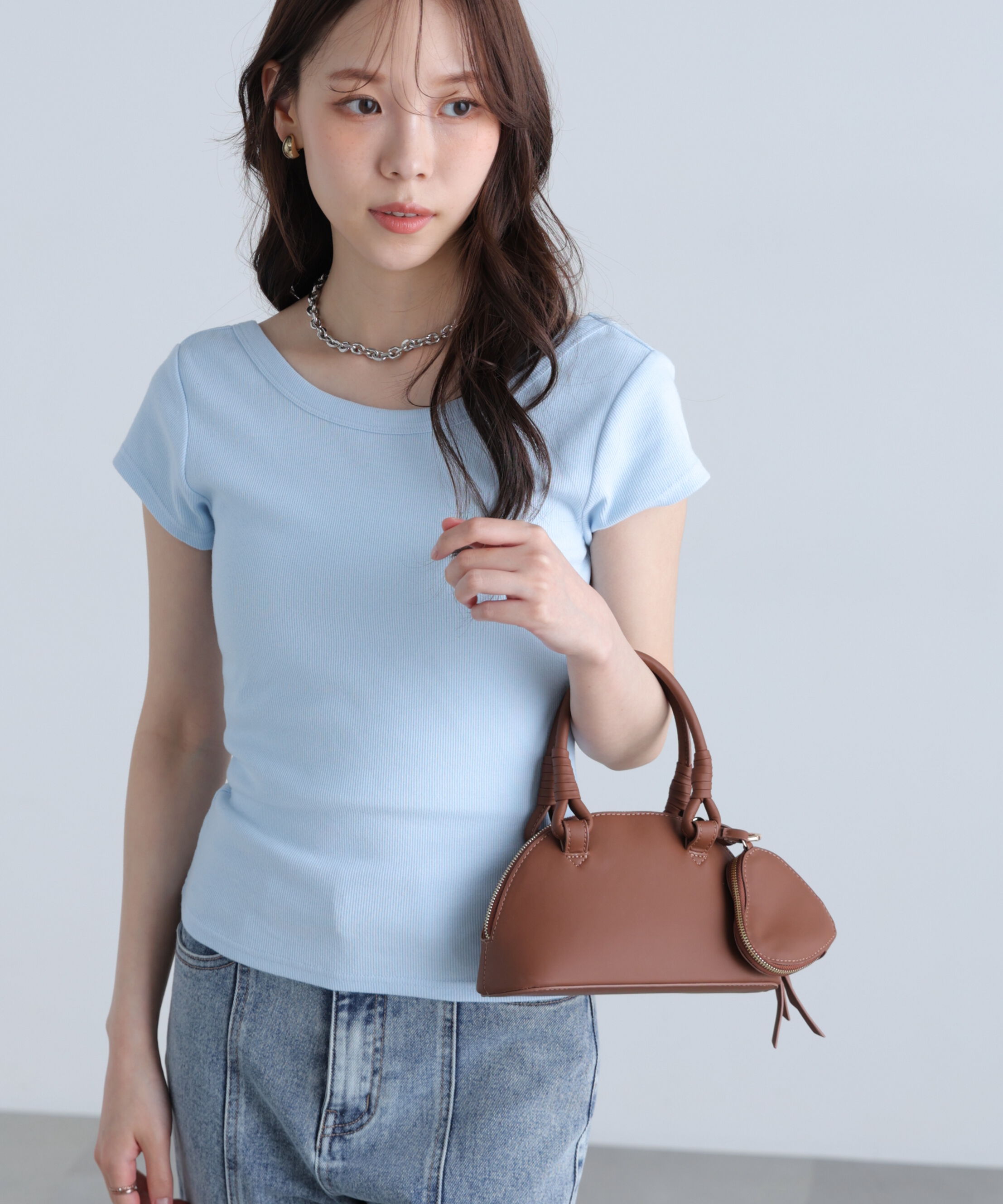  「〈MFM〉バックオープン半袖カットソー」|Tシャツ・カットソー|