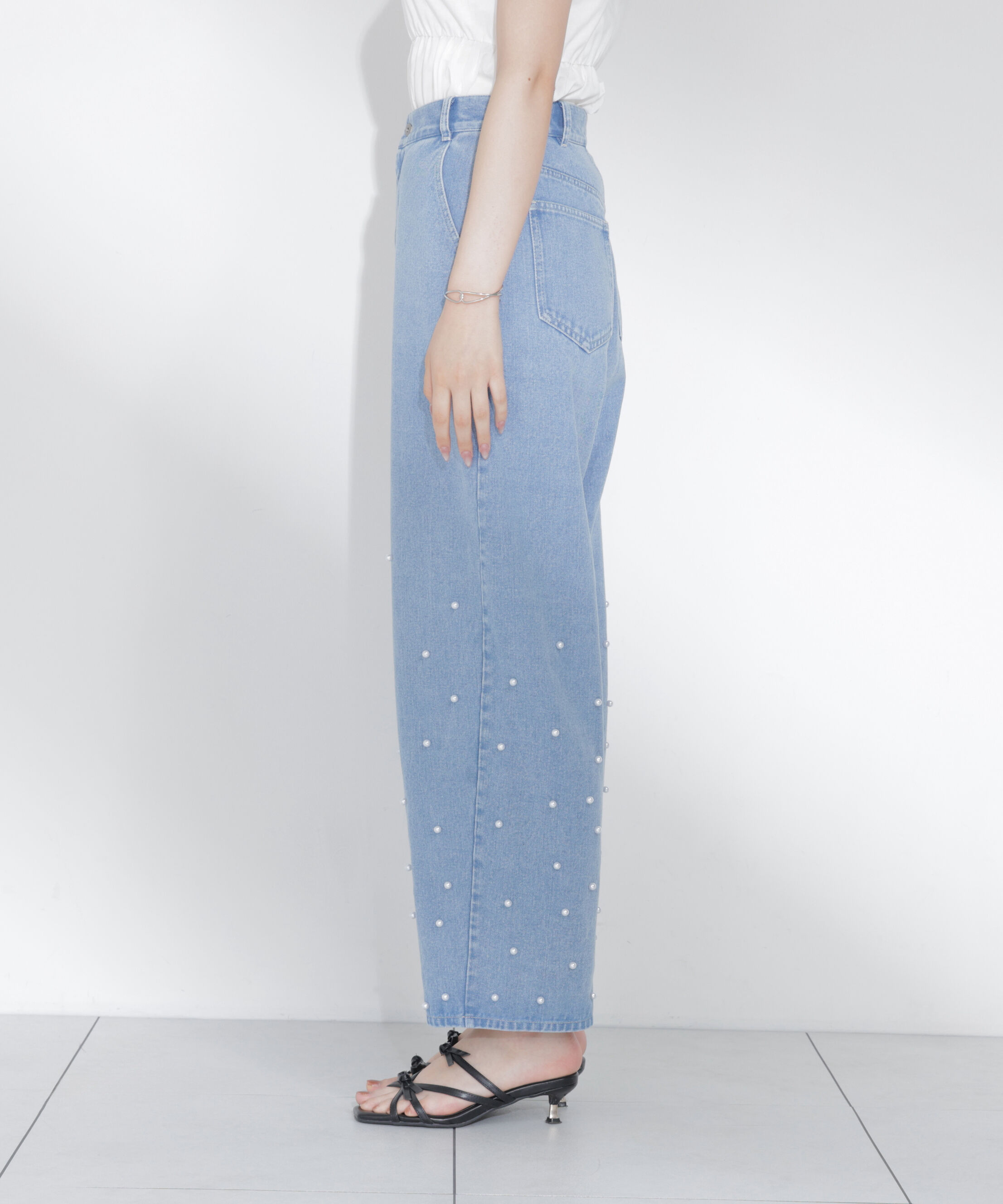 PROPORTION BODY DRESSING「パールデニムパンツ」|その他|