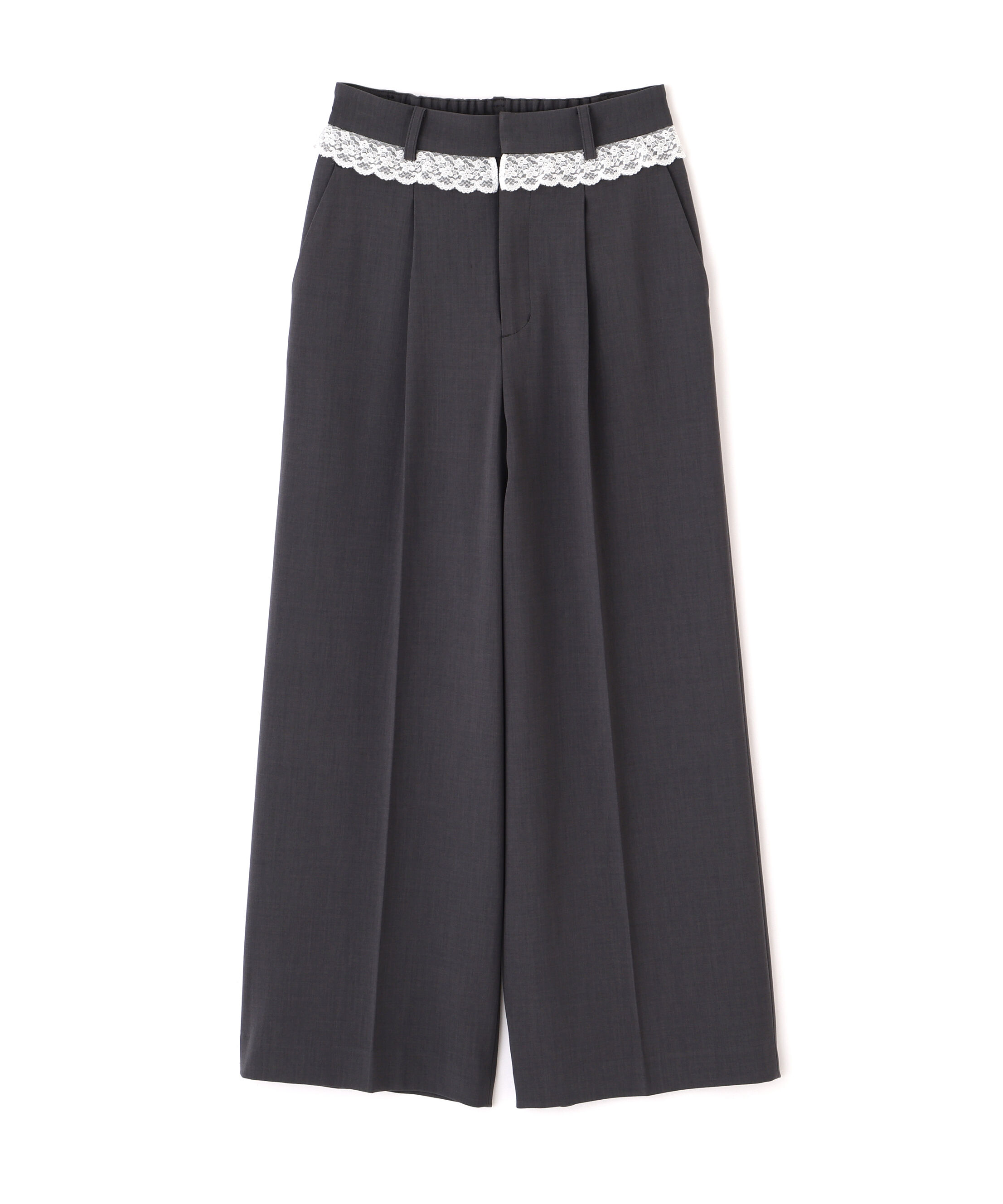 PROPORTION BODY DRESSING「＜a/mie＞ウエストレースワイドパンツ」|その他|