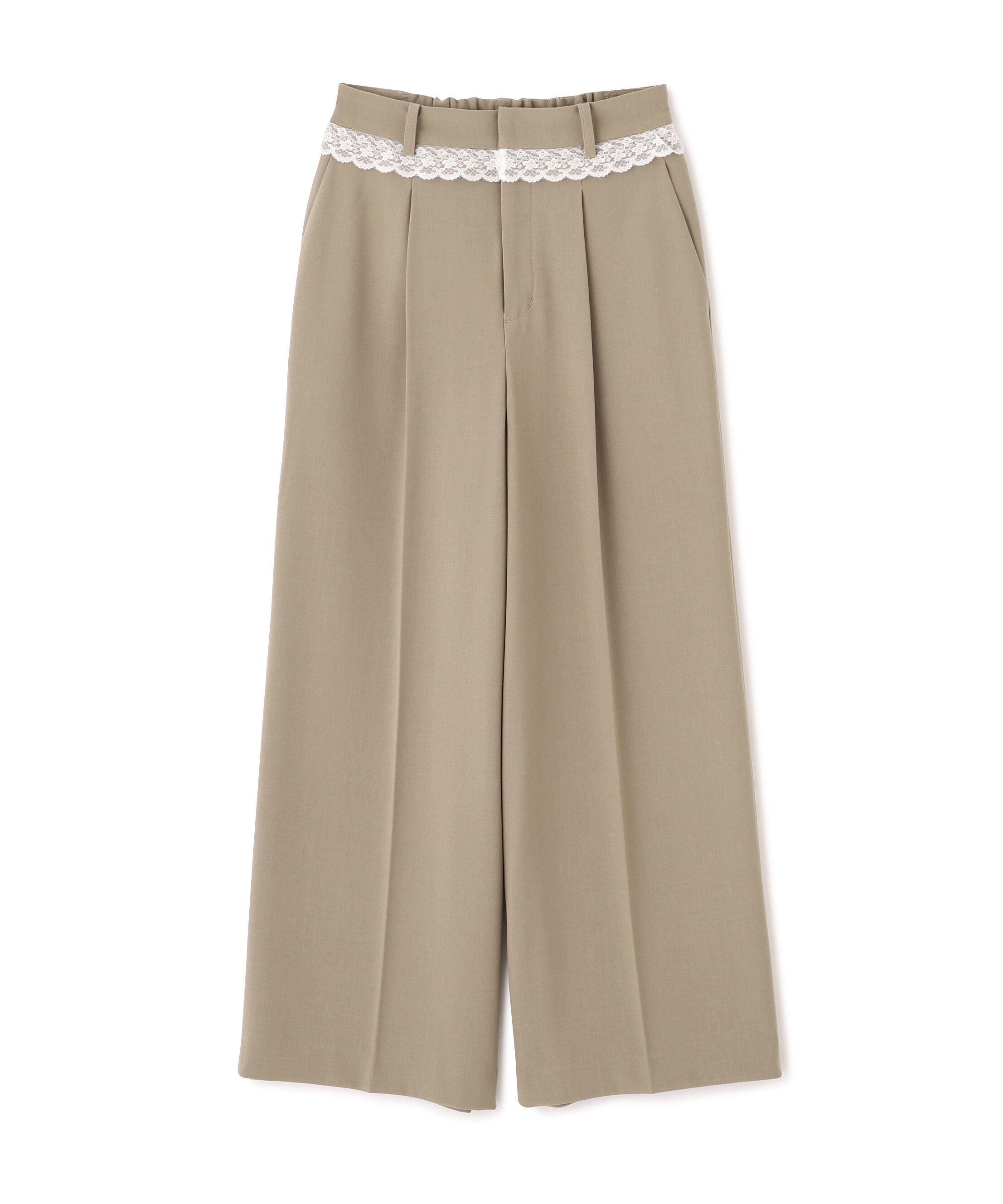 PROPORTION BODY DRESSING「＜a/mie＞ウエストレースワイドパンツ」|その他|