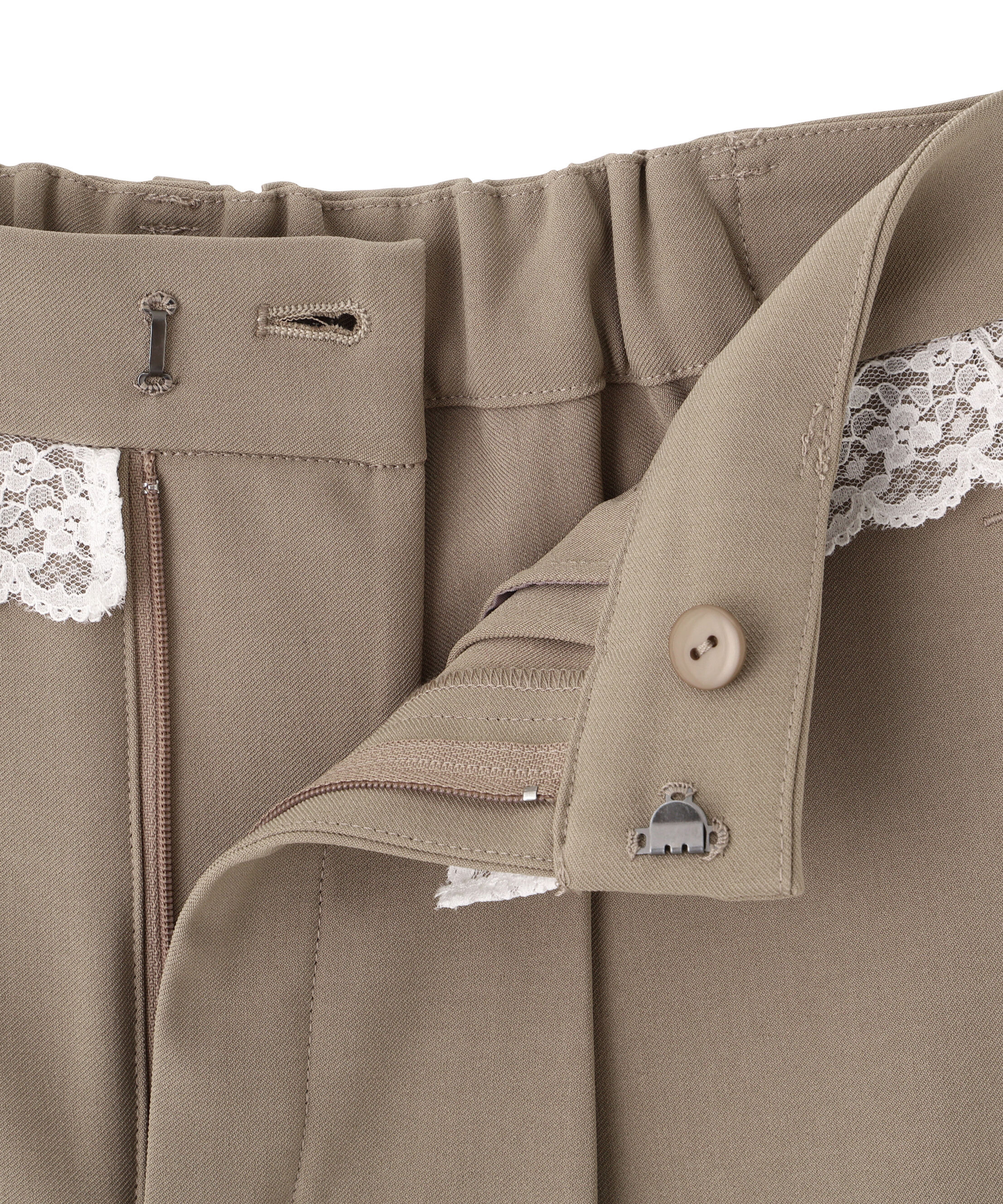 PROPORTION BODY DRESSING「＜a/mie＞ウエストレースワイドパンツ」|その他|