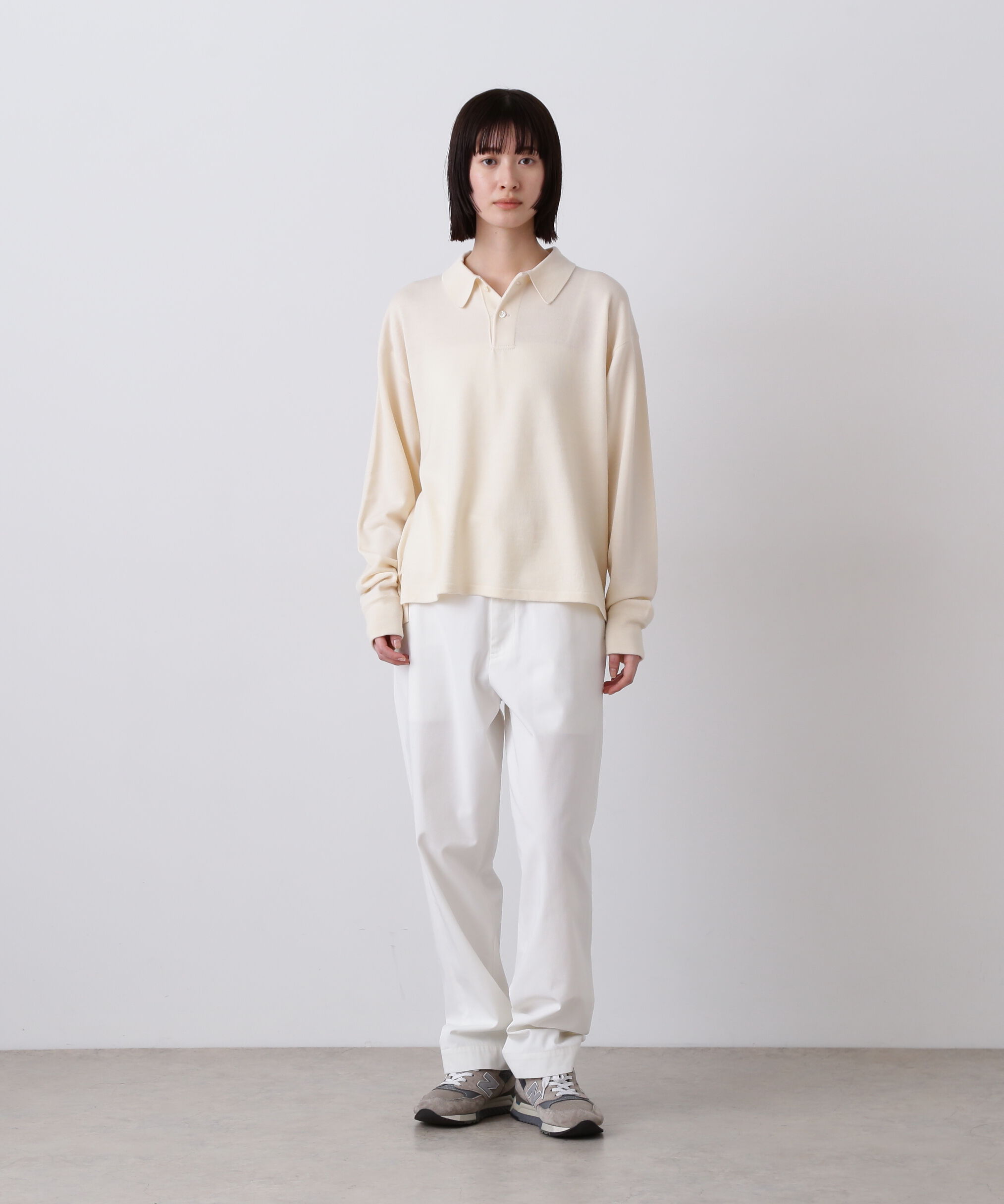 YLEVE 「Ｙ / ORGANIC COTTON / RECYCLE POLYESTER TWILL ADJUSTER  TROUSERS」|その他|ホワイト