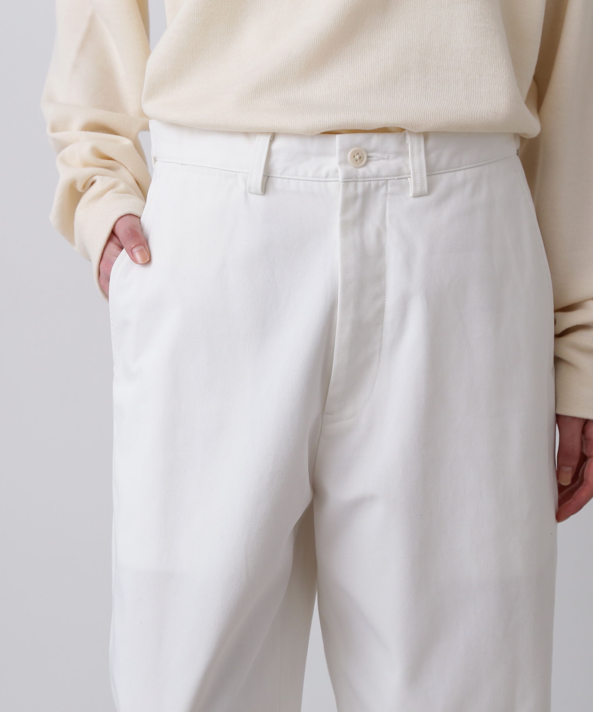 YLEVE 「Ｙ / ORGANIC COTTON / RECYCLE POLYESTER TWILL ADJUSTER  TROUSERS」|その他|