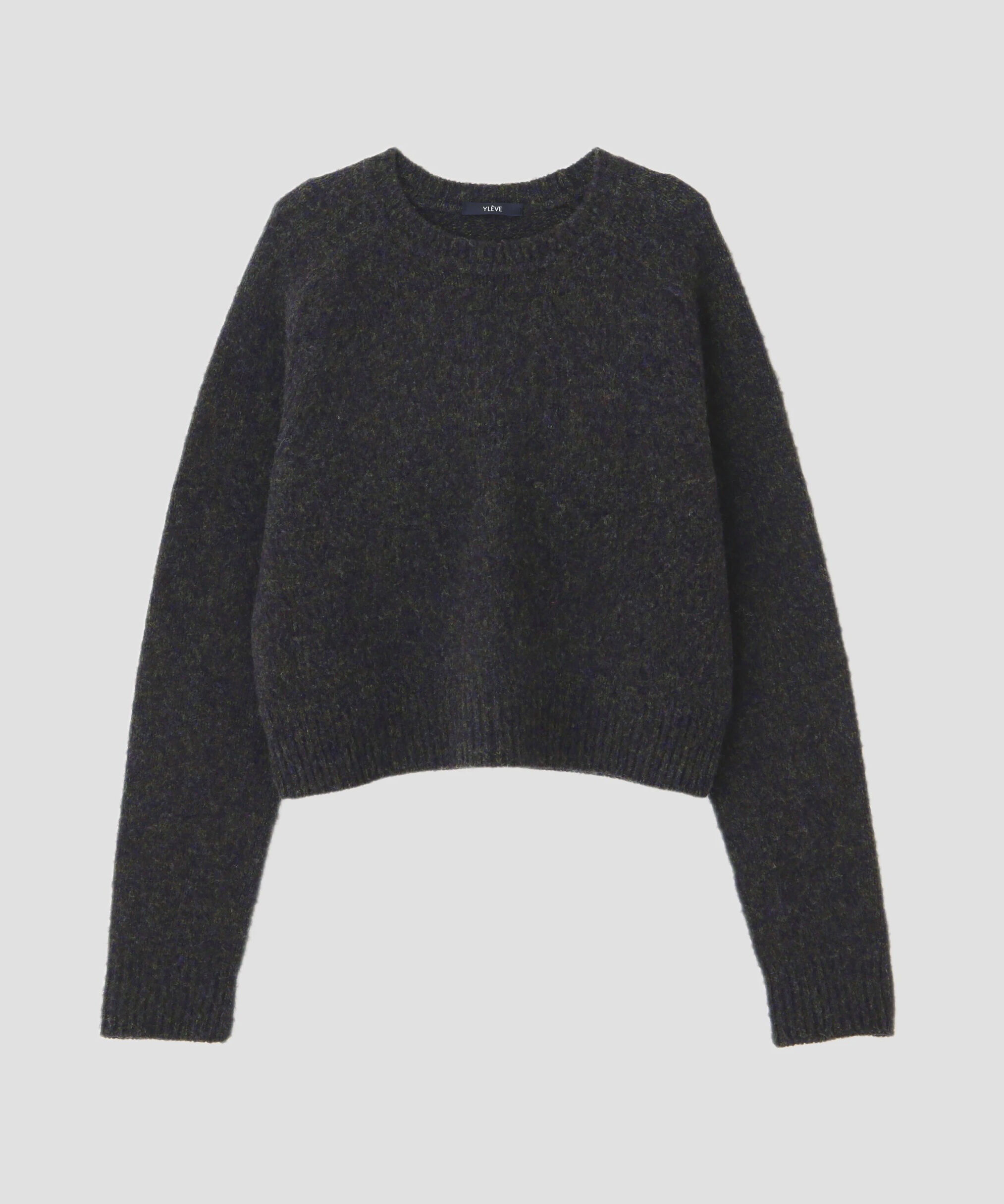 YLEVE 「YLEVE / ITARIAN MERINO WOOL MELANGE KNIT PULL OVER」|ニット・セーター|