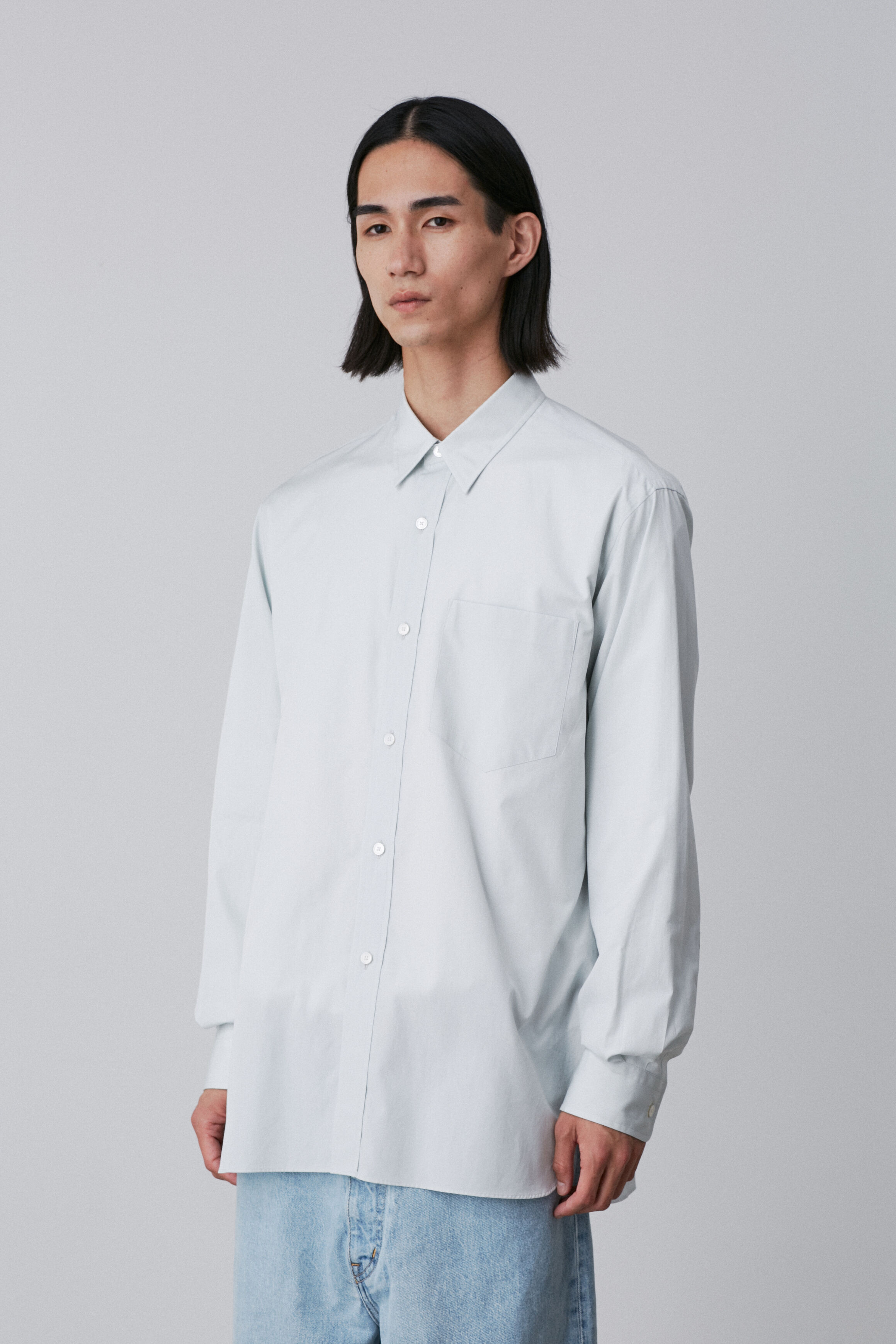 YLEVE 「YLEVE / COTTON BROAD SHIRT」|シャツ・ブラウス|