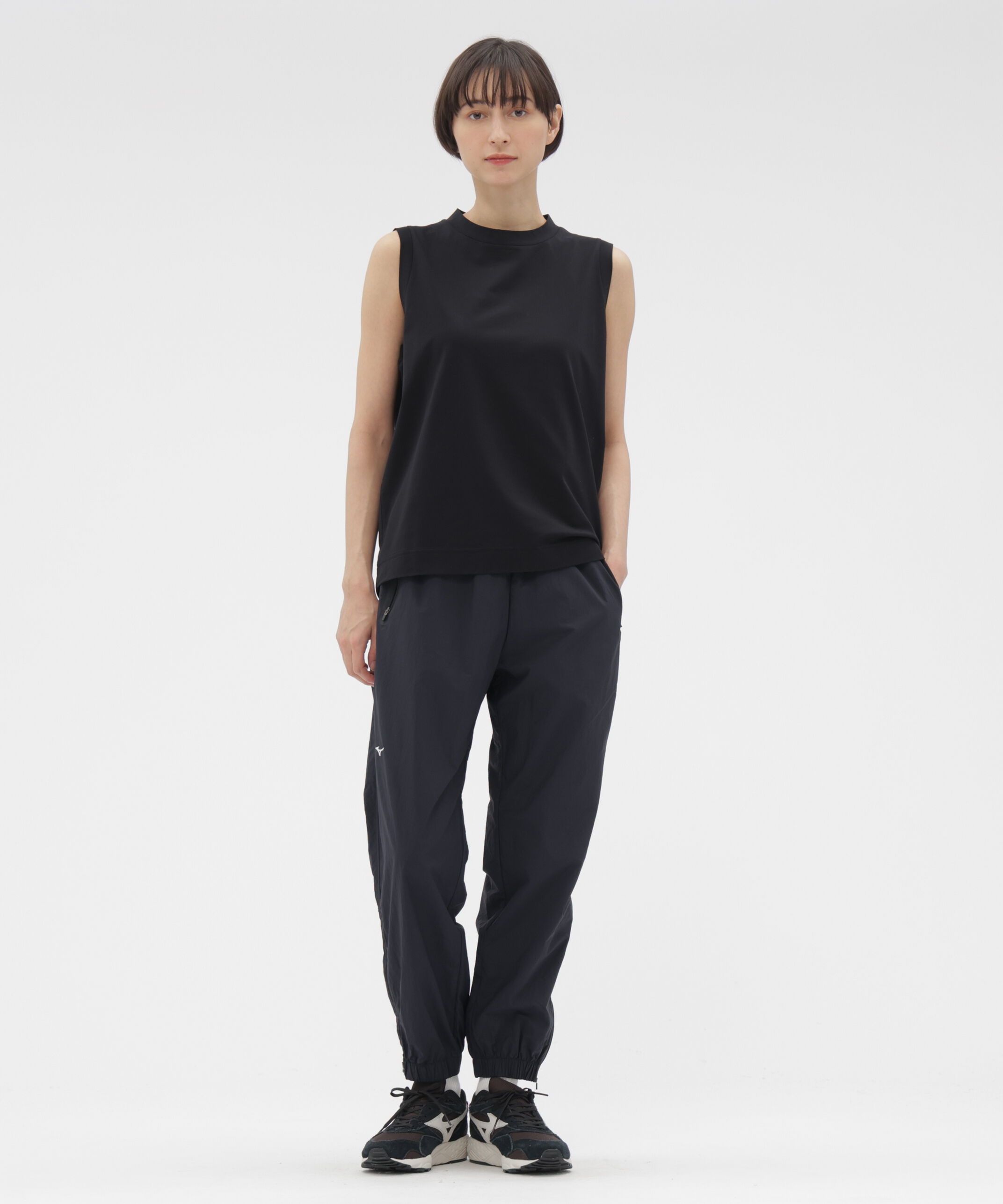  「RECYCLED LIGHTWEIGHT NYLON POPLIN TROUSERS」|その他|BLACK