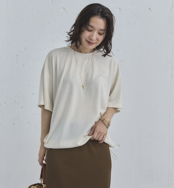 Doux archives「裾ドロストＴｅｅ」|Tシャツ・カットソー|