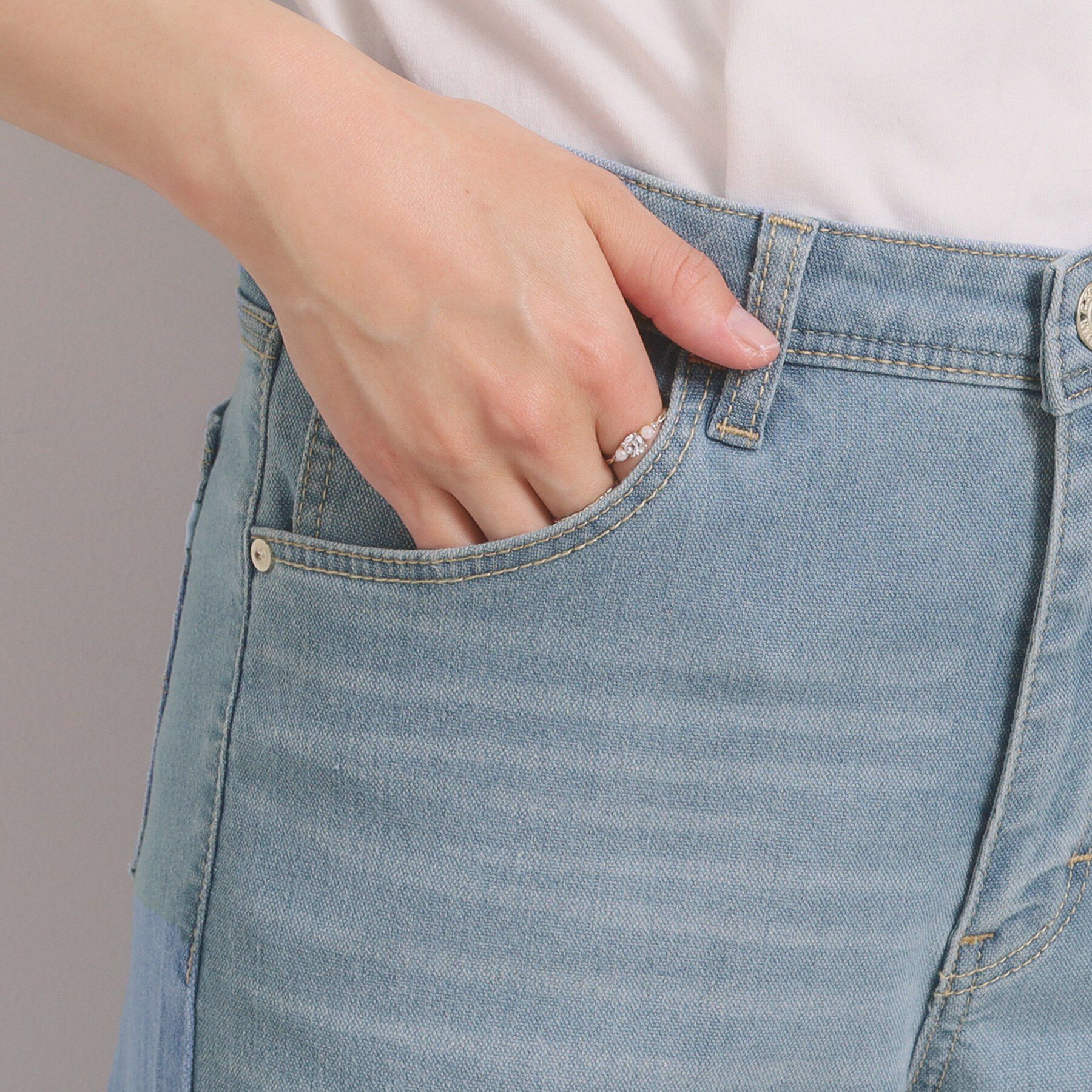 ITS&rsquo;DEMO「＜EDWIN＞ COOL WIDE PANTS【吸水速乾】」|デニム|