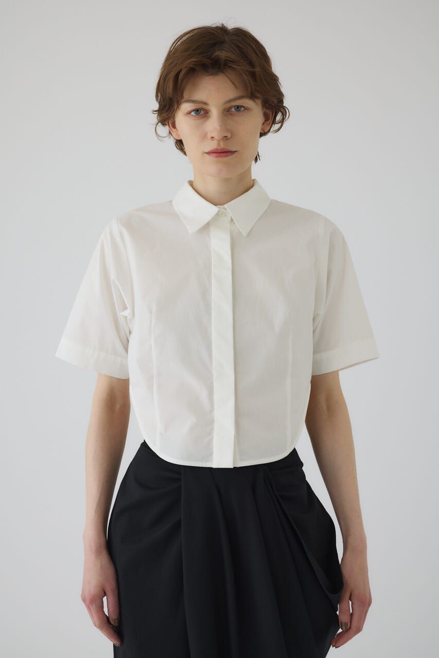 RIM.ARK 「Round hem short SH」|シャツ・ブラウス|