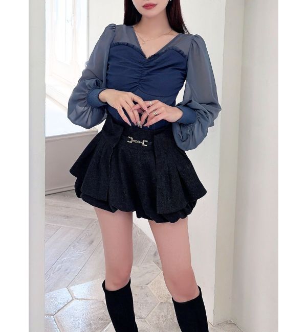 RESEXXY「コルセットレイヤードショートパンツ」|その他|
