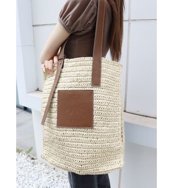 EVRIS「ワンポイントペーパーBAG」|トートバッグ|ベージュ