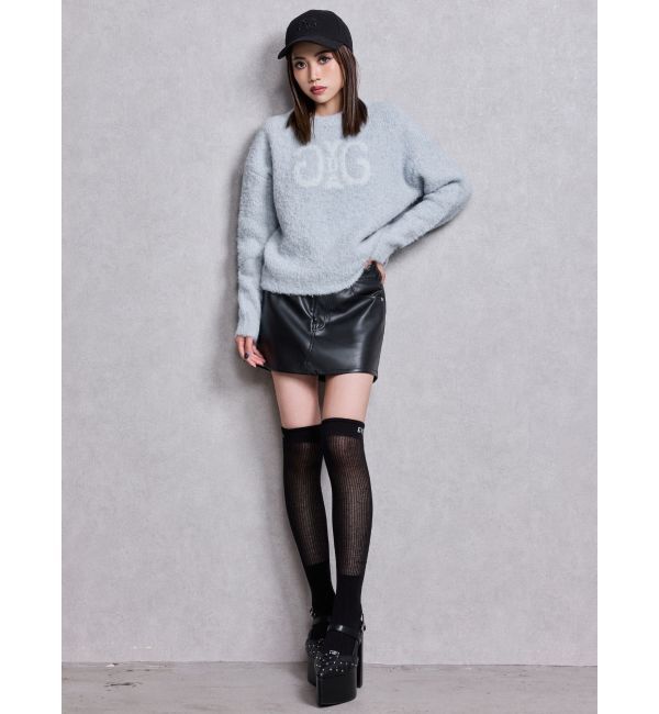 GYDA「Symmetry GYDA jacquardニットトップス」|ニット・セーター|