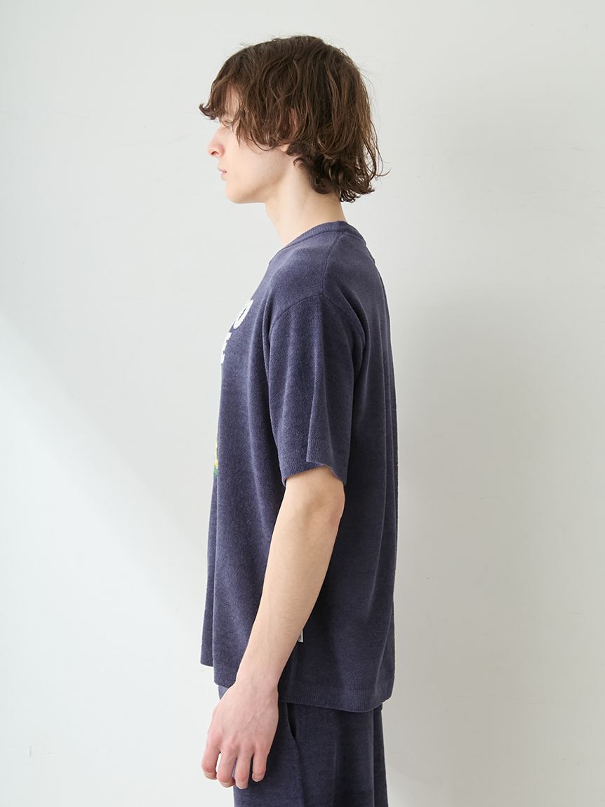 GELATO PIQUE HOMME「【HOMME】エアリーモコスリーピングダイナソージャガードプルオーバー」|プルオーバー|