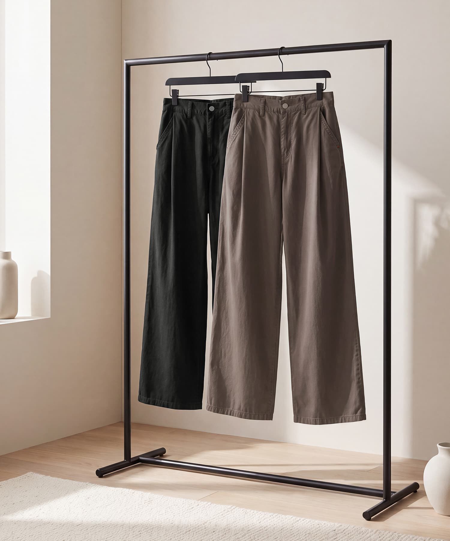 STYLE DELI「こなれた洗い加工タック入りコットンパンツ」|その他|