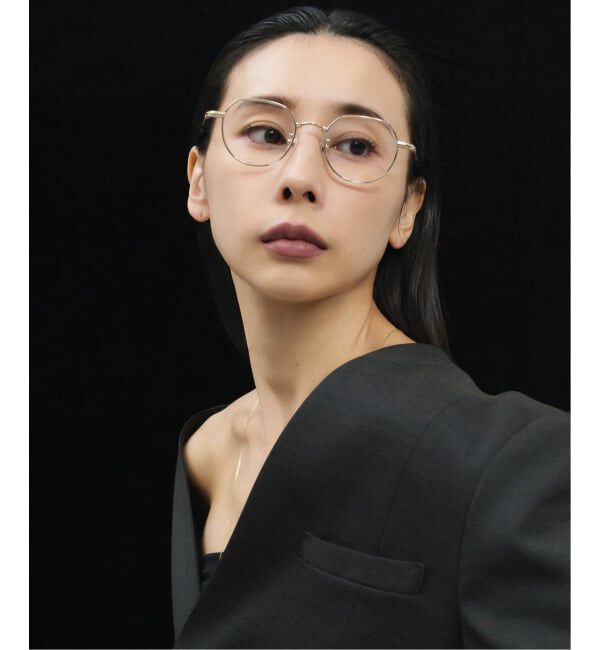  「[黒石奈央子さん ｺﾗﾎﾞ] Zoff｜Naoko Kuroishi メガネ | クラウンパント 伊達・度付き レンズ交換券付」|メガネ|