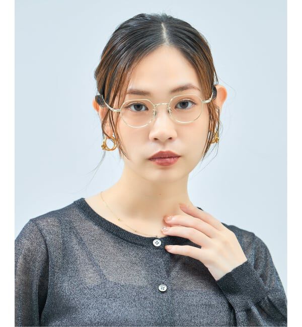  「[黒石奈央子さん ｺﾗﾎﾞ] Zoff｜Naoko Kuroishi メガネ | クラウンパント 伊達・度付き レンズ交換券付」|メガネ|