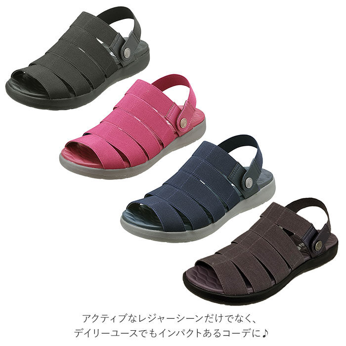 BACKYARD FAMILY「パンジー サンダル 通販 Pansy バックベルトサンダル flippy フリッピー レディース」|サンダル|