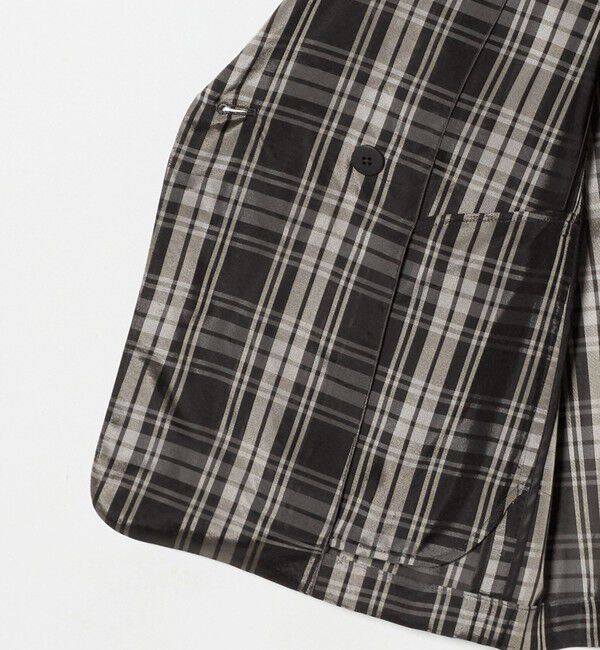 UNITED ARROWS「シアー テーラード チェック ジャケット ‐ウォッシャブル‐」|テーラードジャケット|