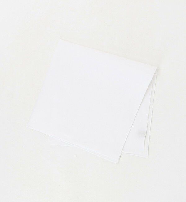 UNITED ARROWS「SIDOGRAS ソリッド ハンカチ」|ハンカチ|WHITE