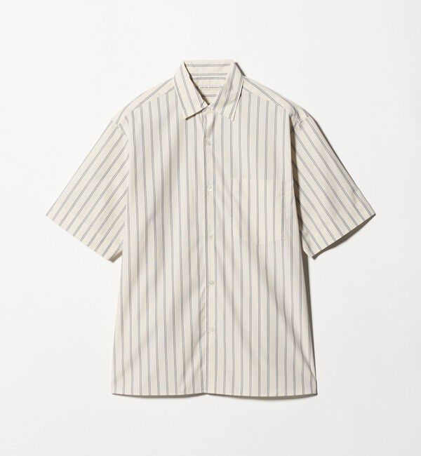 UNITED ARROWS「シルキーポプリン ワンピースレギュラーカラー ショートスリーブ シャツ」|シャツ・ブラウス|