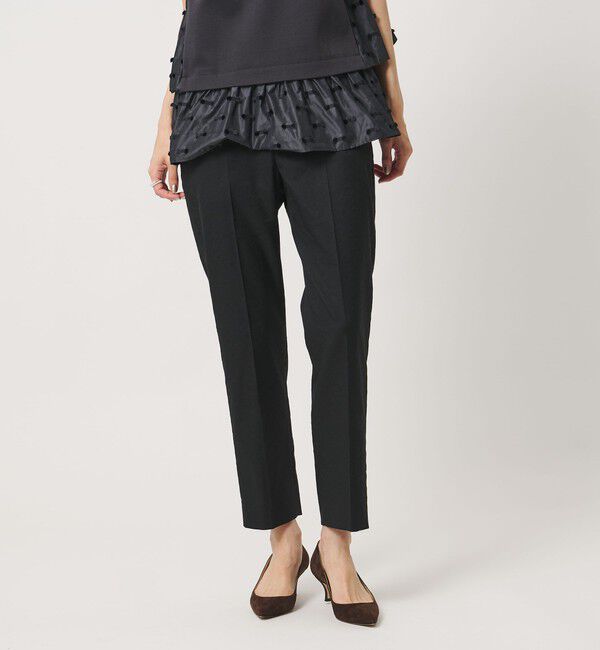 UNITED ARROWS「シャイニー スリム パンツ ‐ストレッチ ウォッシャブル‐」|スラックス|