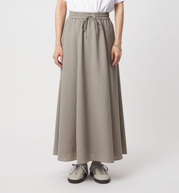 UNITED ARROWS green label relaxing「［size SHORT/TALLあり］ドライクロス フレアスカート マシンウォッシャブル  通気性」|フレア|