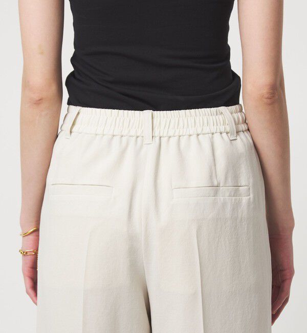 UNITED ARROWS green label relaxing「ドライクロス ニーハイワイド オフホワイト マシンウォッシャブル  通気性」|その他|