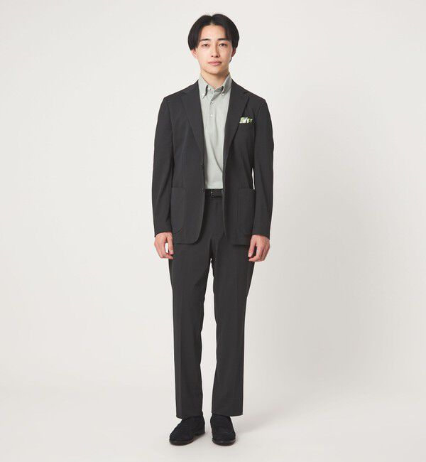 UNITED ARROWS green label relaxing「A+ ラッカンジャージ 2B スタンダード セットアップジャケット -ウォッシャブル・ストレッチ・吸水速乾-」|テーラードジャケット|