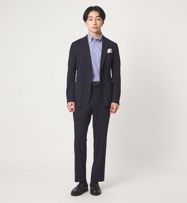 UNITED ARROWS green label relaxing「A+ ラッカンジャージ 2B スタンダード セットアップジャケット -ウォッシャブル・ストレッチ・吸水速乾-」|テーラードジャケット|