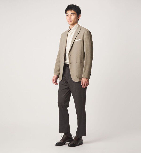 UNITED ARROWS green label relaxing「A+ air Pメッシュ L/STD 2P ジャケット -ウォッシャブル・ストレッチ・通気性-」|テーラードジャケット|