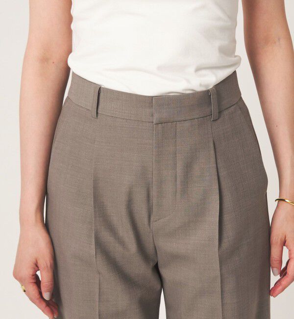 UNITED ARROWS green label relaxing「［size SHORT/TALLあり］カチリラ ストレート パンツ ウォッシャブル ストレッチ」|スラックス|
