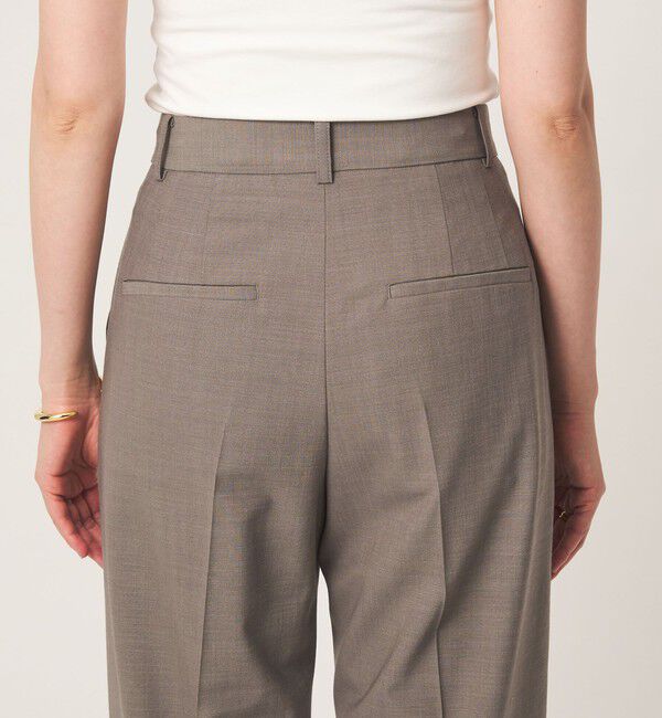 UNITED ARROWS green label relaxing「［size SHORT/TALLあり］カチリラ ストレート パンツ ウォッシャブル ストレッチ」|スラックス|