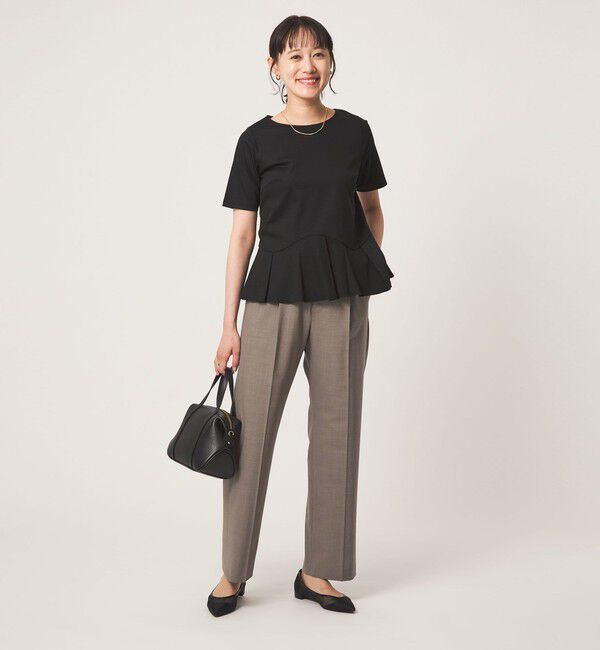 UNITED ARROWS green label relaxing「［size SHORT/TALLあり］カチリラ ストレート パンツ ウォッシャブル ストレッチ」|スラックス|