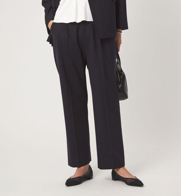 UNITED ARROWS green label relaxing「［size SHORT/TALLあり］カチリラ ストレート パンツ ウォッシャブル ストレッチ」|スラックス|