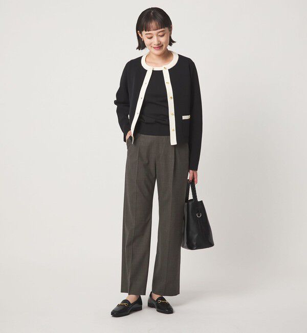UNITED ARROWS green label relaxing「［size SHORT/TALLあり］カチリラ ストレート パンツ ウォッシャブル ストレッチ」|スラックス|