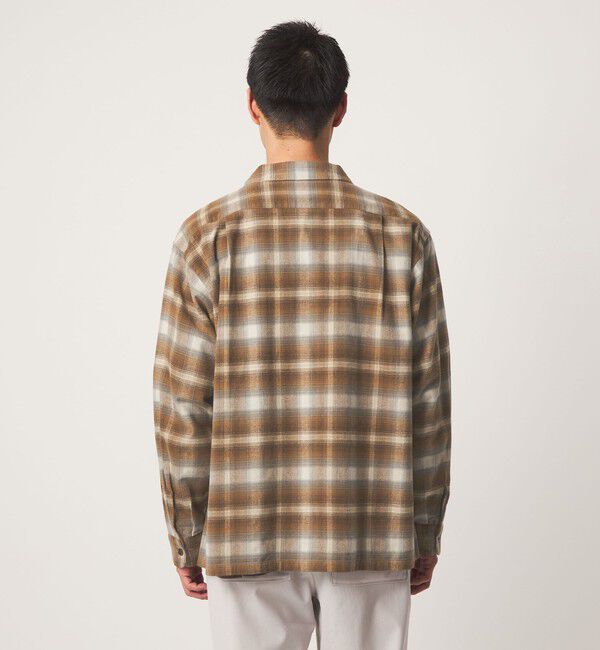 UNITED ARROWS green label relaxing「【別注】＜PENDLETON＞チェック オープンカラー 長袖 シャツ」|シャツ・ブラウス|