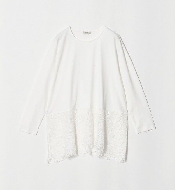 UNITED ARROWS green label relaxing「レース イレヘム プルオーバー カットソー」|Tシャツ・カットソー|