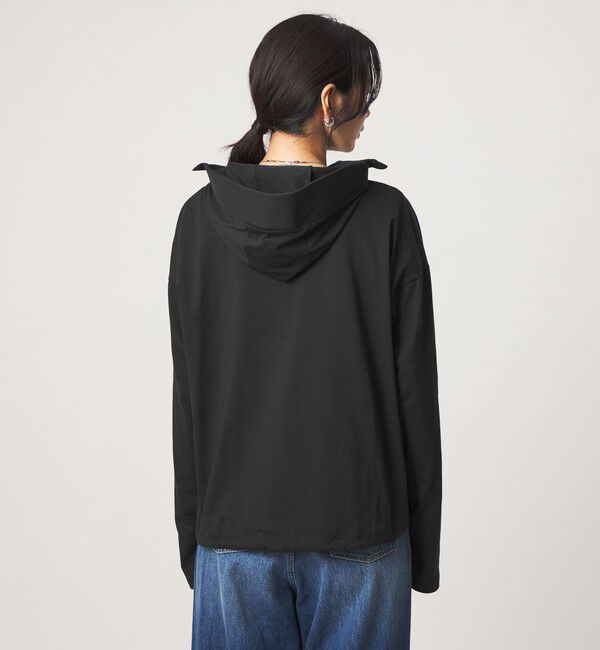 UNITED ARROWS green label relaxing「【WEB限定】＜at ease＞ドロスト カットソー パーカー  UVカット 接触冷感 遮熱」|パーカー|