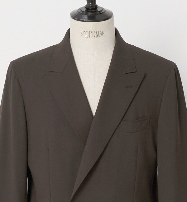 UNITED ARROWS green label relaxing「TW サージ ダブルブレスト PKD ブレザー ジャケット -ストレッチ-」|テーラードジャケット|