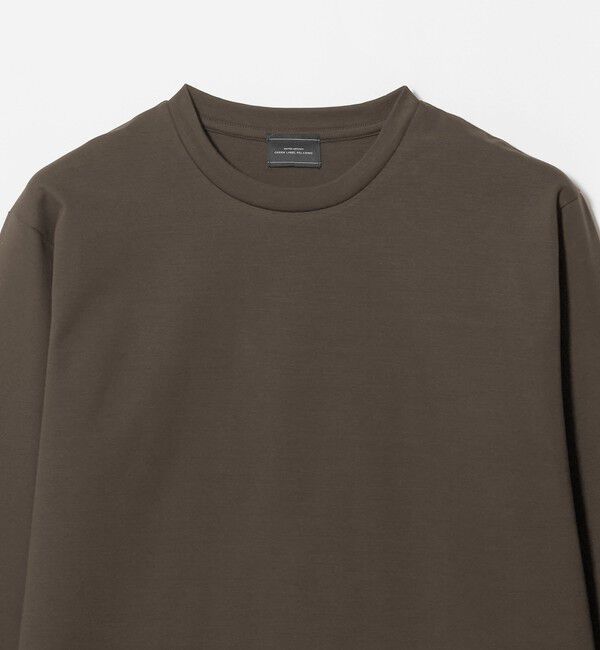 UNITED ARROWS green label relaxing「オーガニック コットン ポンチ クルーネック 長袖 Tシャツ」|Tシャツ・カットソー|