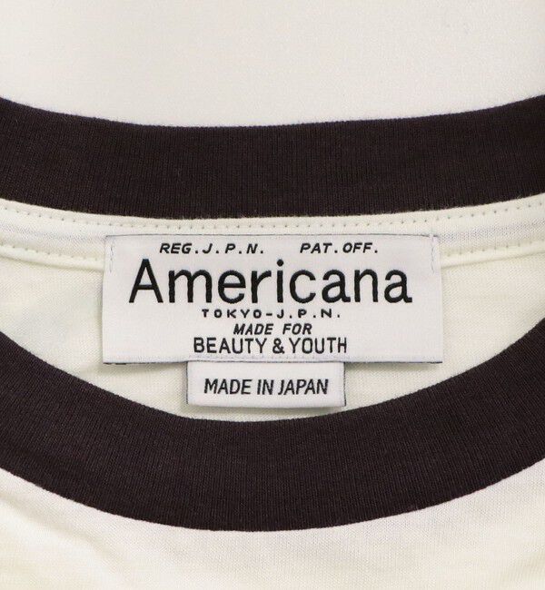 BEAUTY&YOUTH UNITED ARROWS「【WEB限定/別注】＜Americana＞リンガーTシャツ」|Tシャツ・カットソー|