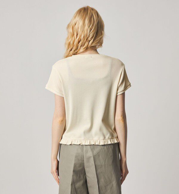 STEVEN ALAN「＜Steven Alan＞フリル Tシャツ」|Tシャツ・カットソー|
