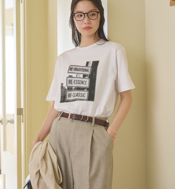 BEAUTY&YOUTH UNITED ARROWS「【WEB限定】フォトプリントTシャツ」|Tシャツ・カットソー|