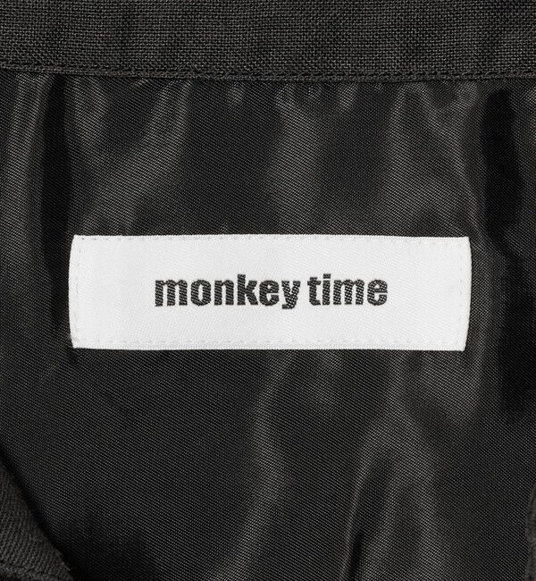 MONKEY TIME「ラミー ディープ Vネック ショートスリーブ シャツ」|シャツ・ブラウス|
