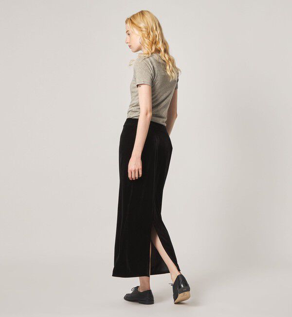 STEVEN ALAN「＜Steven Alan＞ベロア ストレート ロング スカート」|スカート|
