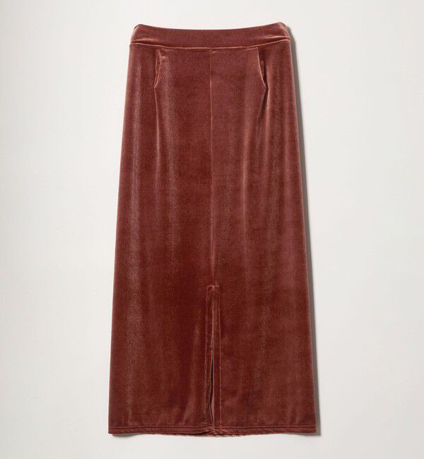 STEVEN ALAN「＜Steven Alan＞ベロア ストレート ロング スカート」|スカート|
