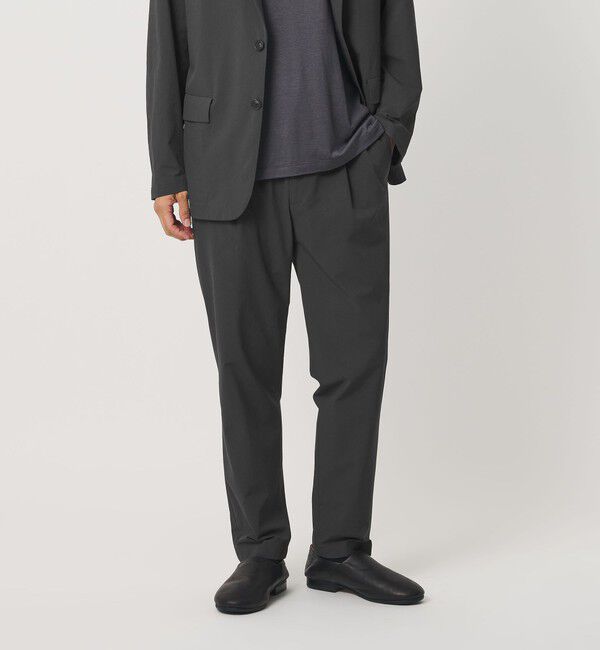 BEAUTY&YOUTH UNITED ARROWS「360&deg;MASTER 1プリーツ イーズ コンフォート イージーパンツ NO.6 セットアップ対応 撥水 ストレッチ ウォ」|チノ|